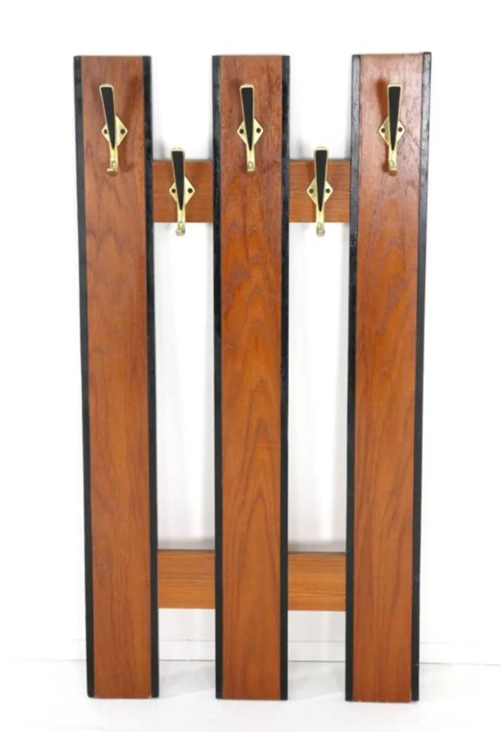 Porte-manteau mural 'Erika' - moderne du milieu du siècle - vintage