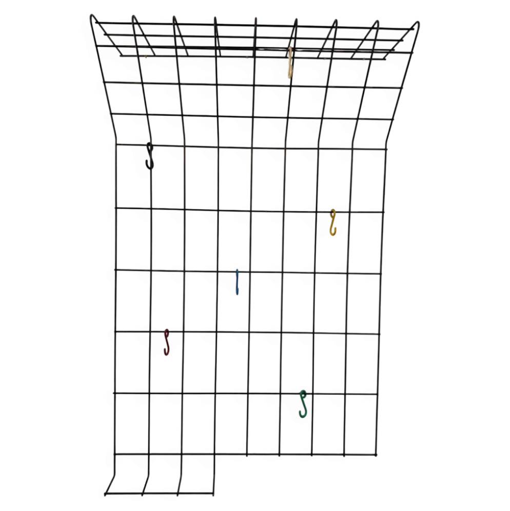 Portemanteau mural métal années 50/60