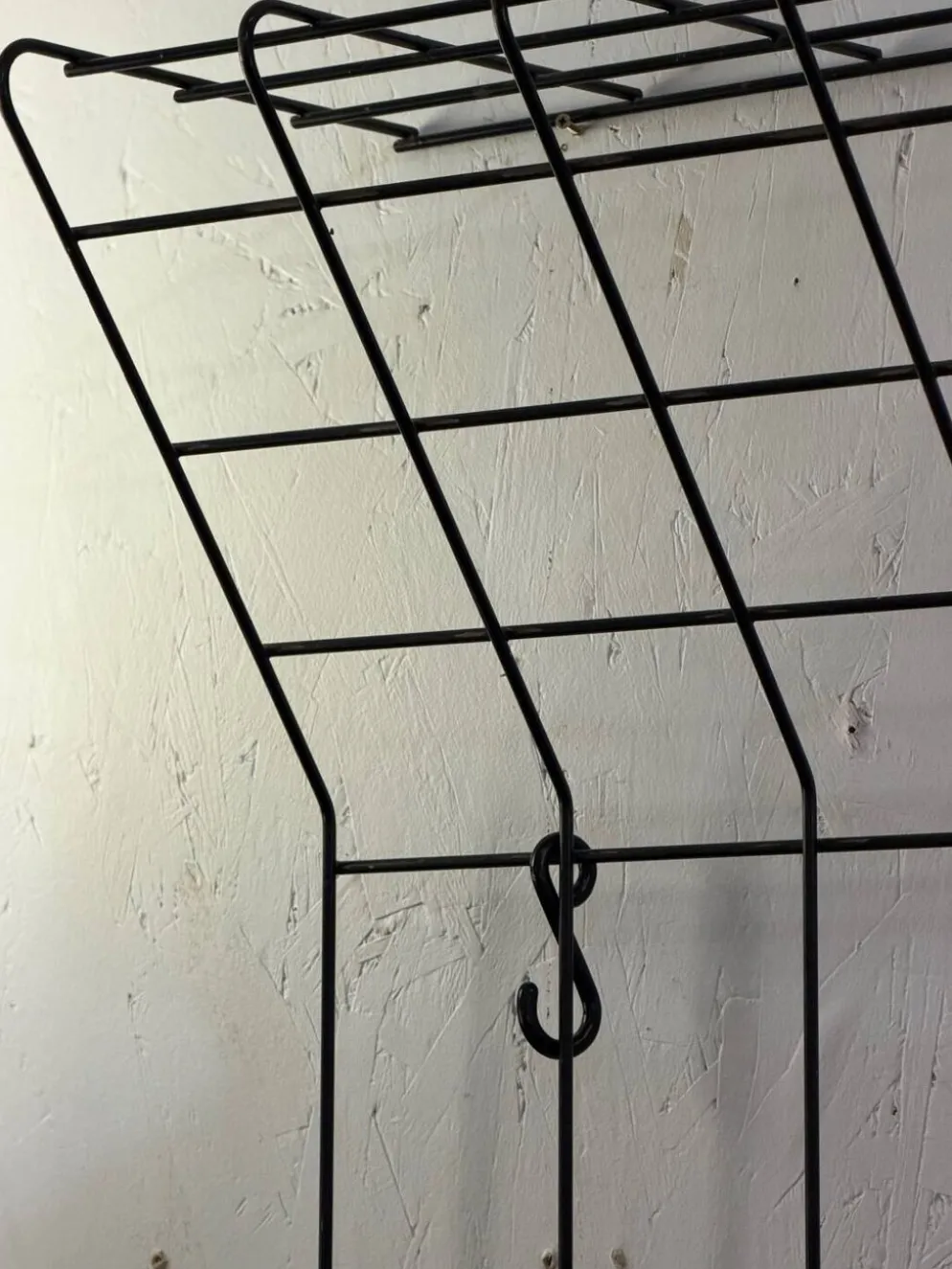 Portemanteau mural métal années 50/60