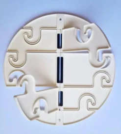 Porte-manteau mural octopus des années 1970, Studio Halm, Allemagne