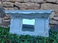 Porte manteau mural vintage en bois