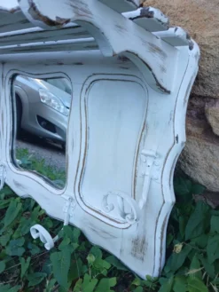 Porte manteau mural vintage en bois