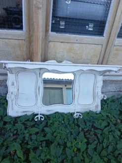 Porte manteau mural vintage en bois