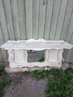 Porte manteau mural vintage en bois