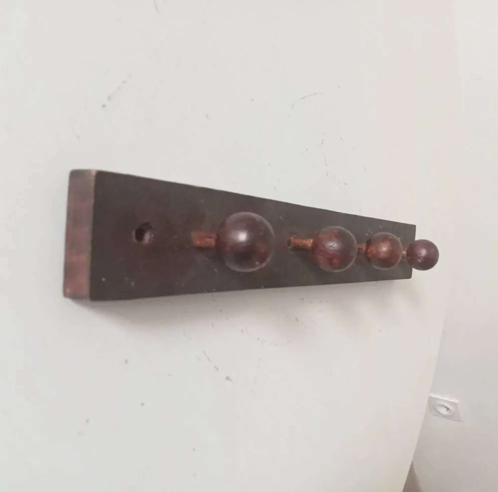 Porte manteau mural vintage en bois