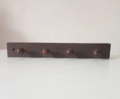 Porte manteau mural vintage en bois