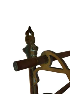 Porte-manteau mural vintage en cuivre / porte-manteau suspendu