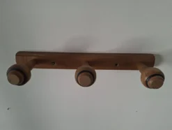 Porte manteau mural vintage en bois