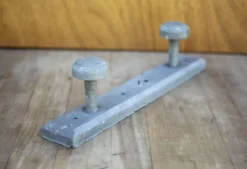 Porte-manteau mural vintage, porte-manteau bois, patères bois