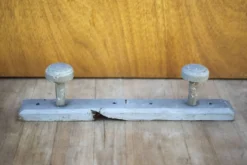 Porte-manteau mural vintage, porte-manteau bois, patères bois