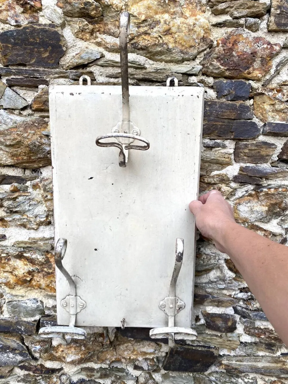 Portemanteau 3 patères années 50