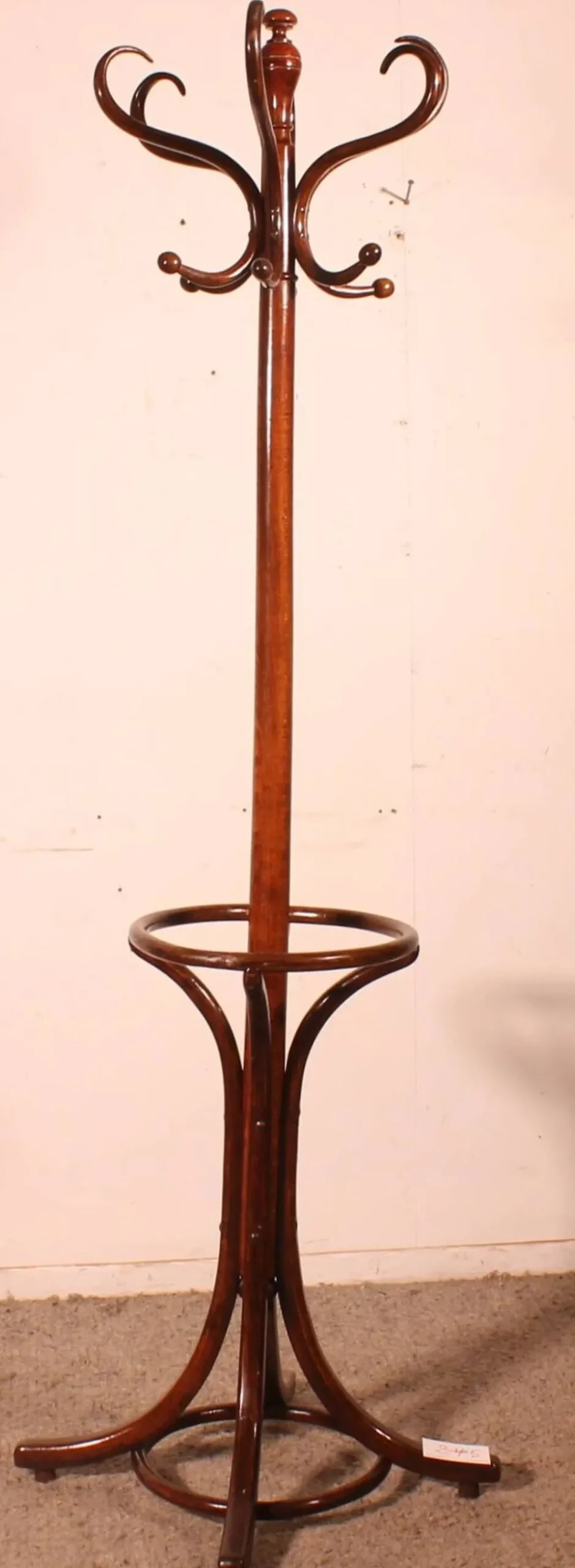 Porte Manteau perroquet, Art Nouveau, dit Thonet