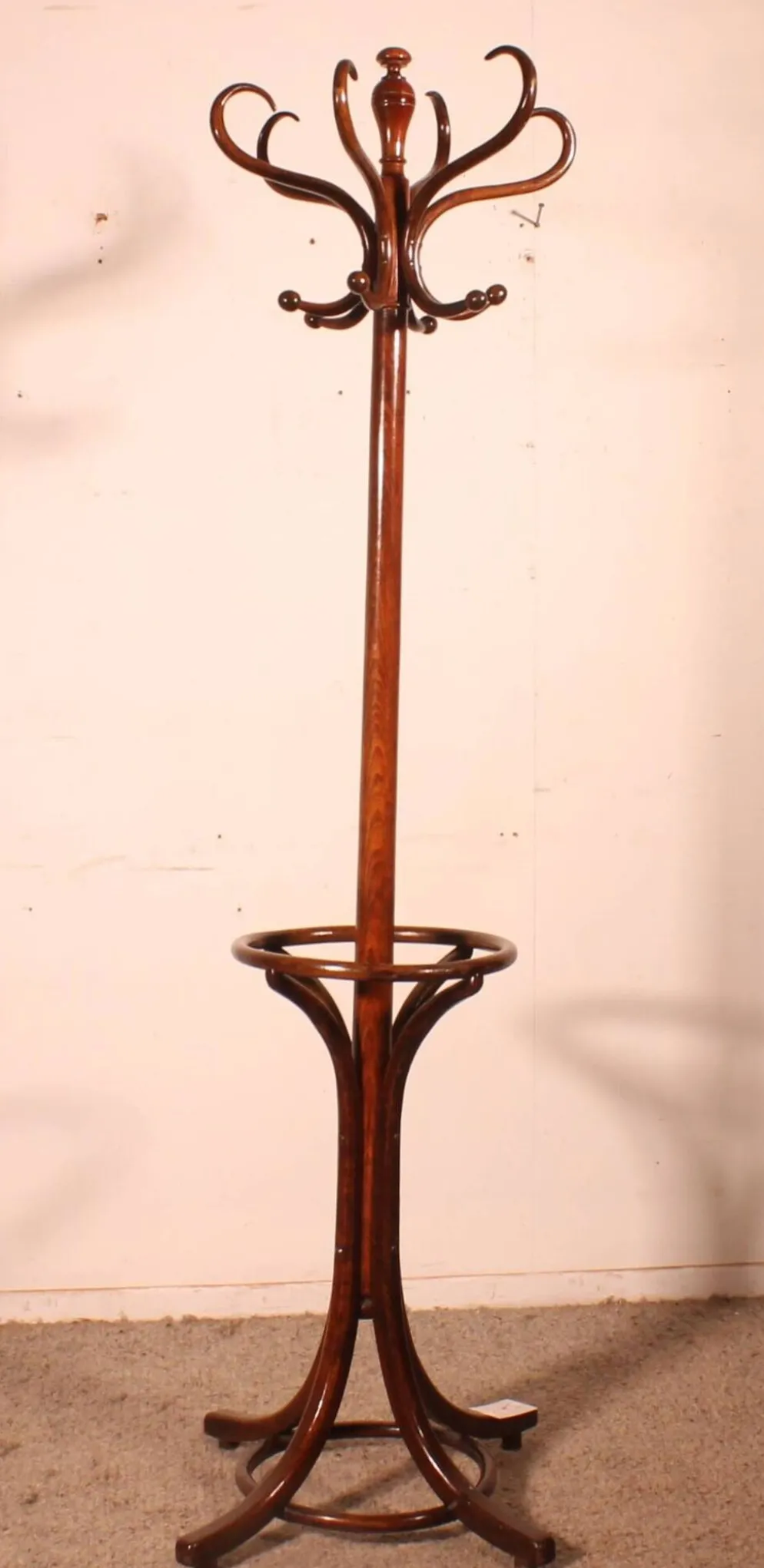Porte Manteau perroquet, Art Nouveau, dit Thonet