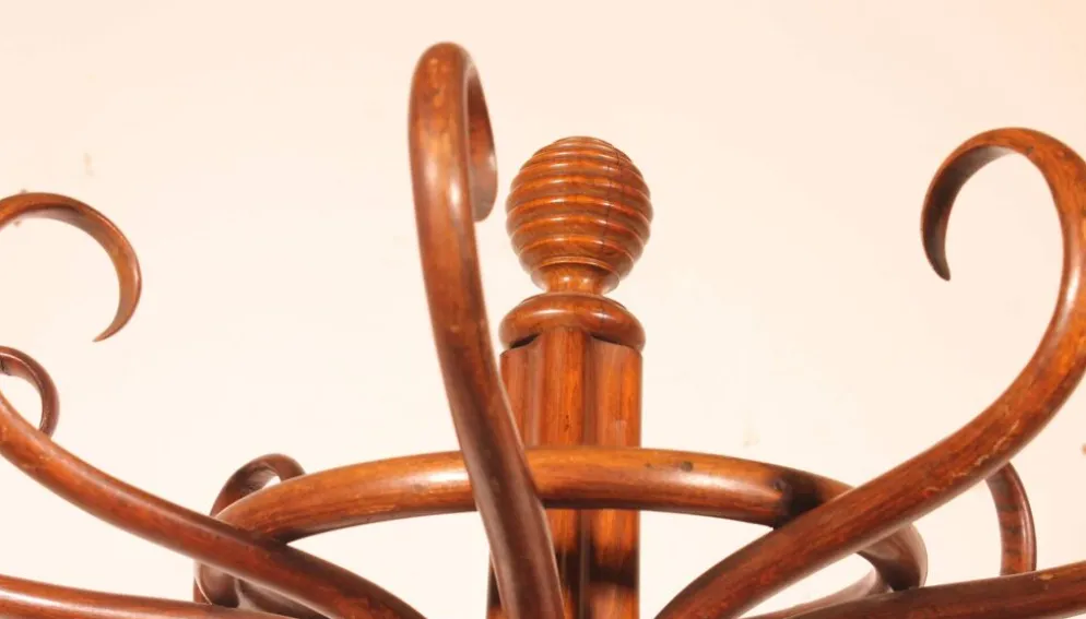 Portemanteau perroquet Art Nouveau, dit Thonet