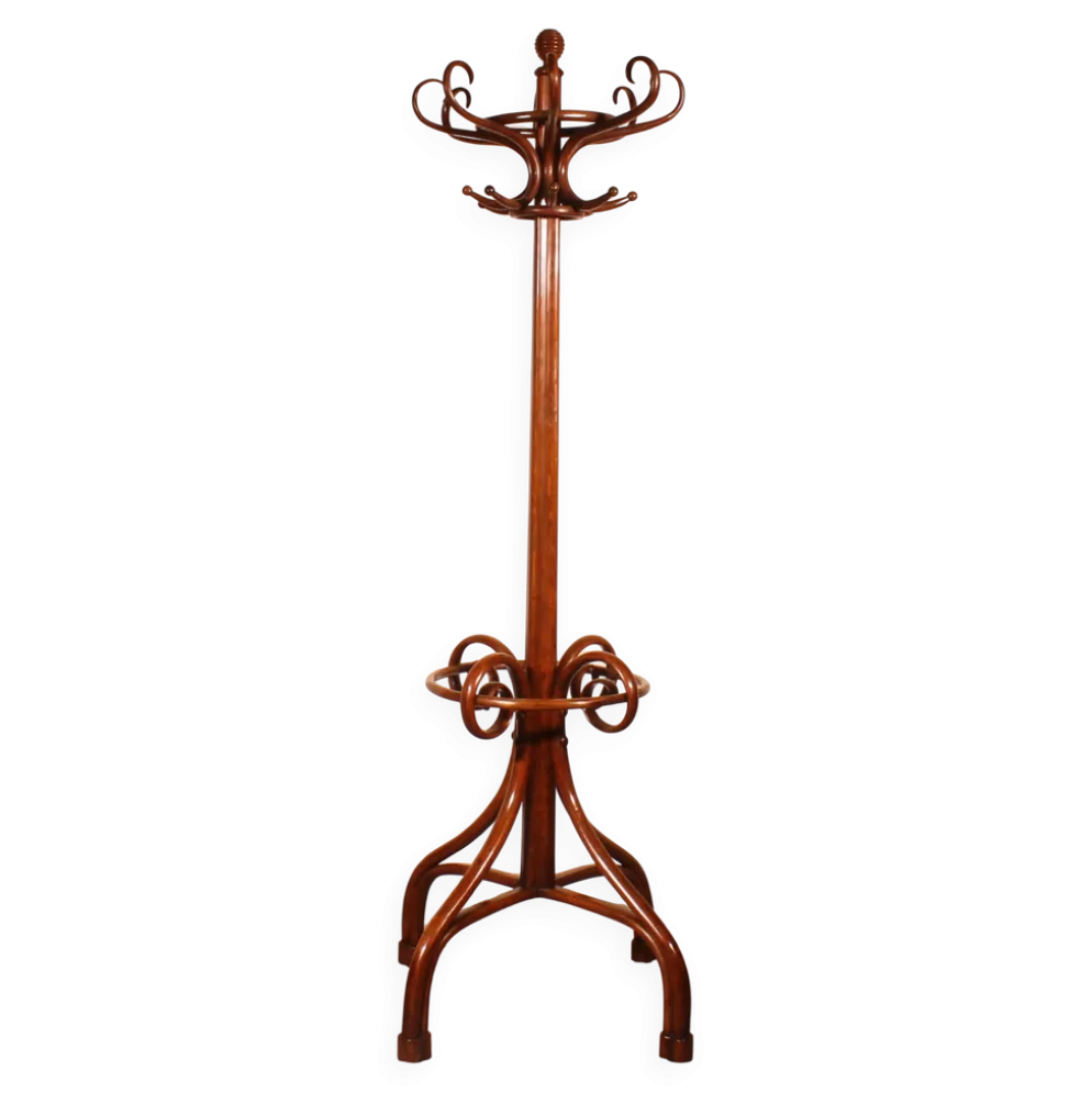 Portemanteau perroquet Art Nouveau, dit Thonet