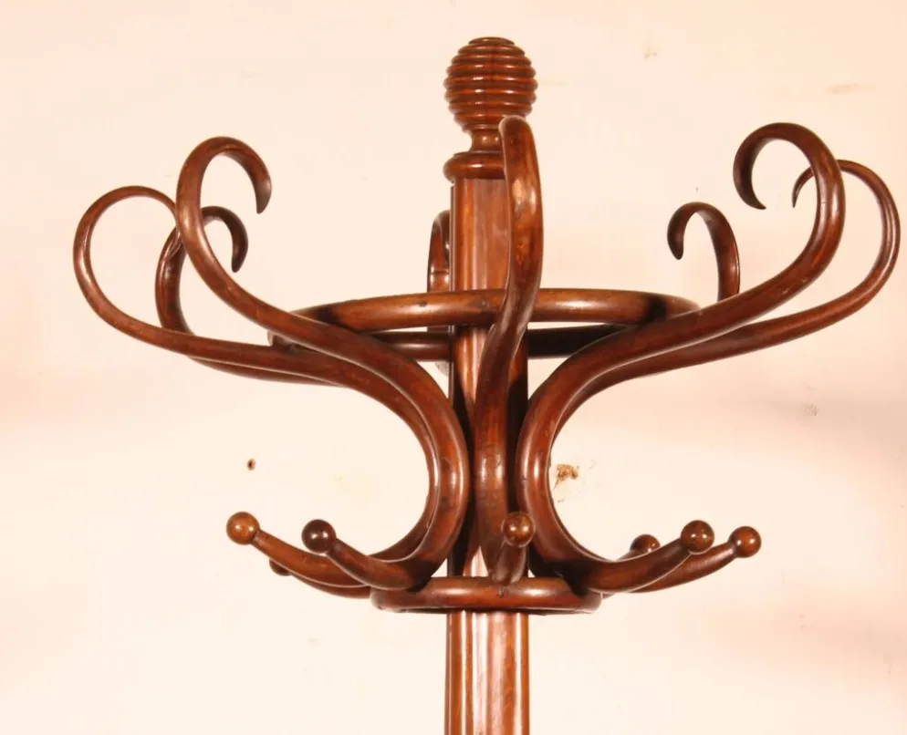 Portemanteau perroquet Art Nouveau, dit Thonet