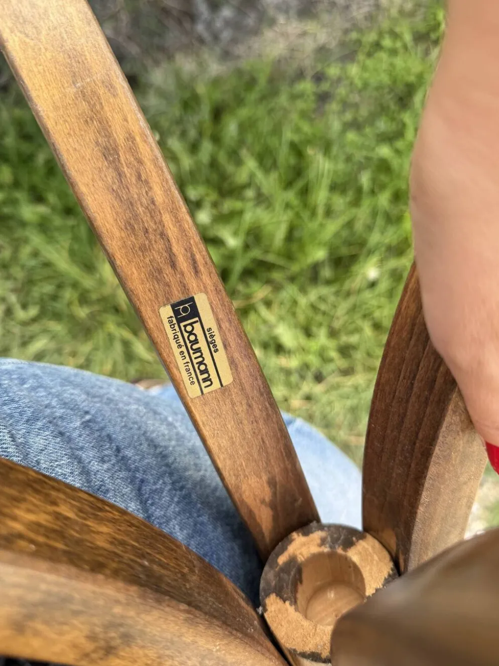 Porte-manteau perroquet Baumann vintage