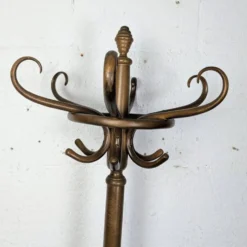 Porte-manteau perroquet bistrot en bois courbé