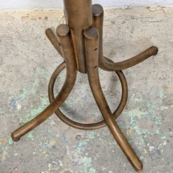 Porte-manteau perroquet bistrot en bois courbé