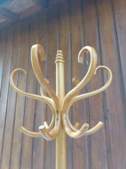 portemanteau perroquet, bois massif