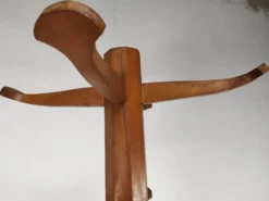 Portemanteau perroquet bois vintage