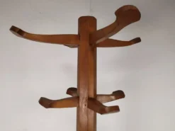 Portemanteau perroquet bois vintage