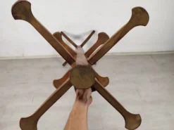 Portemanteau perroquet bois vintage