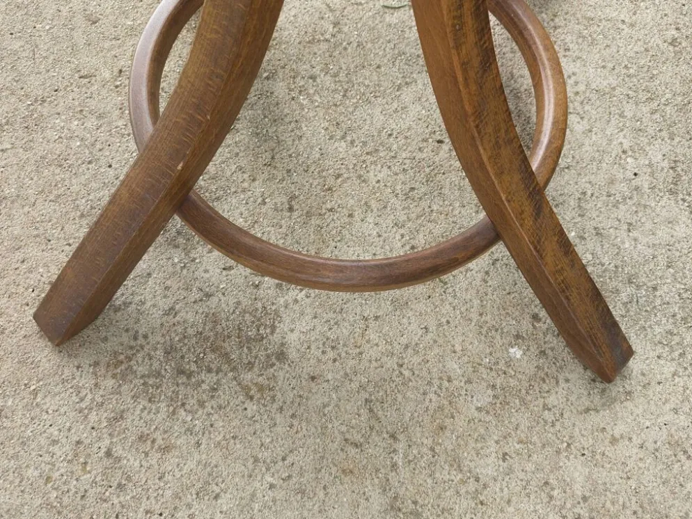 Portemanteau perroquet bois massif, style baumann