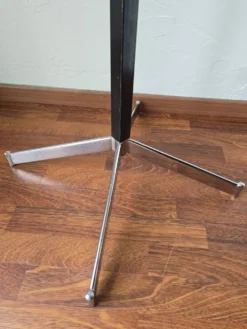 Porte manteau perroquet chromé tête pivotante sur verrin