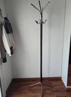 Porte manteau perroquet chromé tête pivotante sur verrin