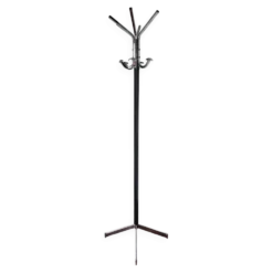 Porte manteau perroquet chromé tête pivotante sur verrin