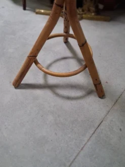 Porte-manteau Perroquet en Bambou et Rotin