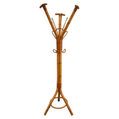 Porte-manteau Perroquet en Bambou et Rotin