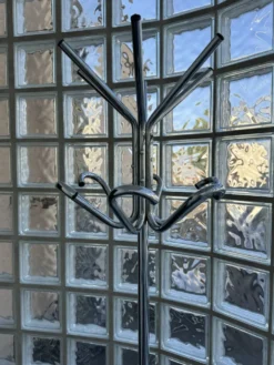 Portemanteau perroquet métal chromé