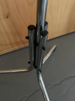 Portemanteau perroquet métal chromé