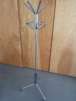 Portemanteau perroquet métal chromé