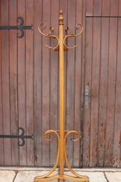 Portemanteau perroquet mural en demi style Thonet, 1900