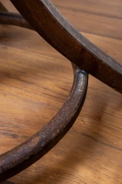 Porte manteau perroquet pivotant Baumann, bois foncé.