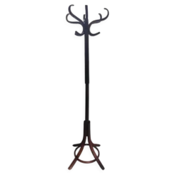 portemanteau perroquet, teinte bois foncée