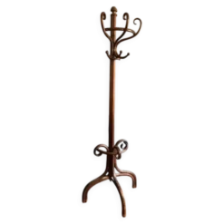 Portemanteau perroquet Thonet en bois courbé