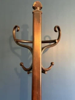 Portemanteau perroquet Thonet en bois courbé