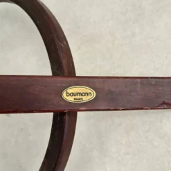 Porte-manteau perroquet vintage en bois courbé Baumann — Édition originale