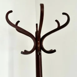 Porte-manteau perroquet vintage en bois courbé Baumann — Édition originale