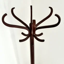 Porte-manteau perroquet vintage en bois courbé Baumann — Édition originale