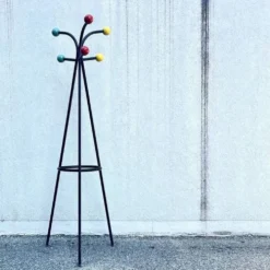 Portemanteau perroquet vintage années 50