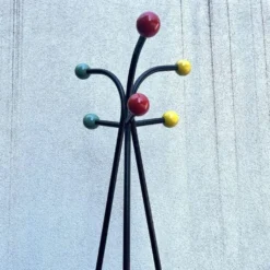 Portemanteau perroquet vintage années 50