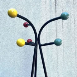Portemanteau perroquet vintage années 50