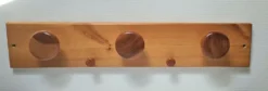 Portemanteau pin massif design années 80-90
