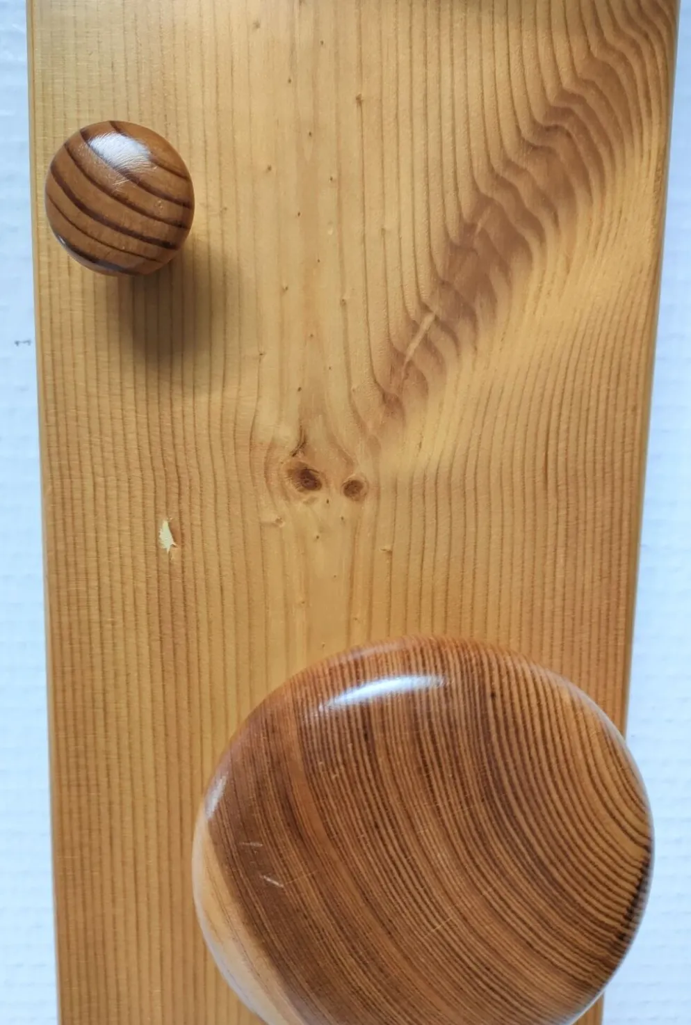 Portemanteau pin massif design années 80-90