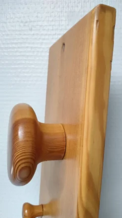 Portemanteau pin massif design années 80-90